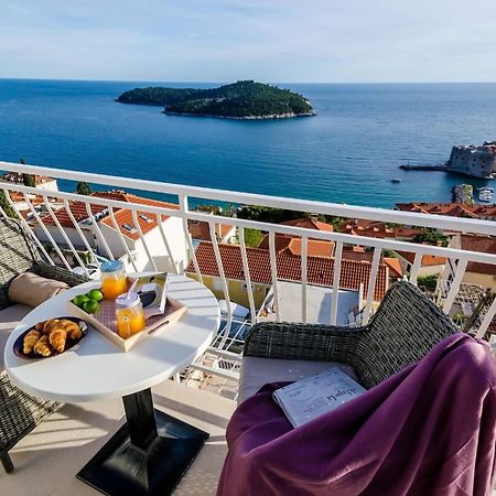 Ploce Apartments-One-Bedroom Apartment With Terrace And Sea View Dubrovnik Bagian luar foto